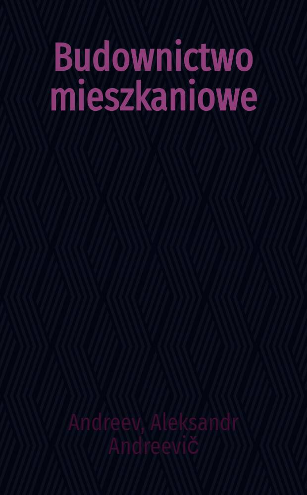 Budownictwo mieszkaniowe