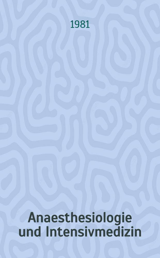 Anaesthesiologie und Intensivmedizin : Neue Aspekte in der Regionalanaesthesie
