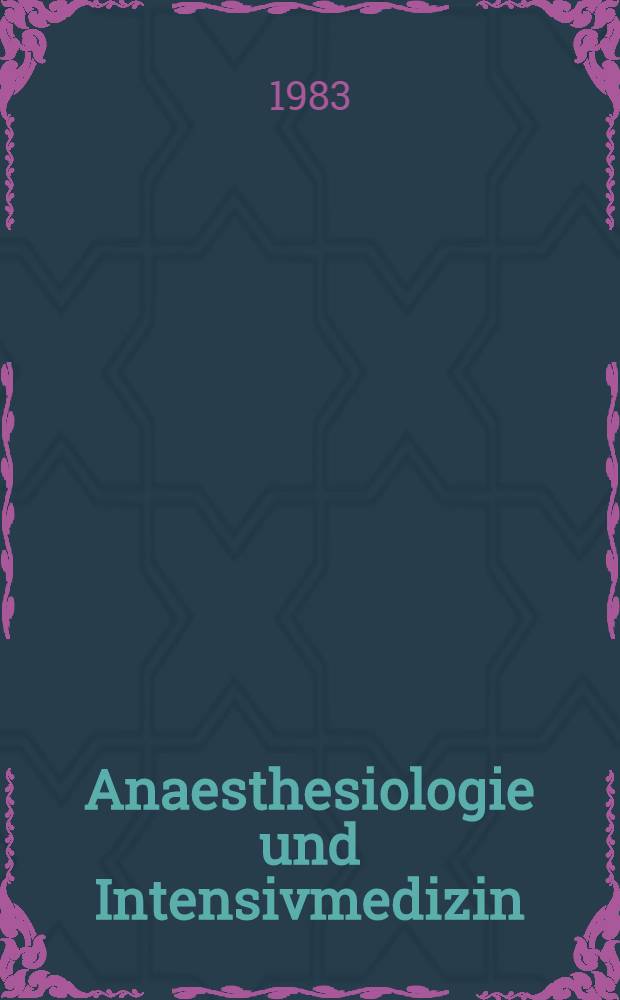 Anaesthesiologie und Intensivmedizin : Hämodynamisches Monitoring
