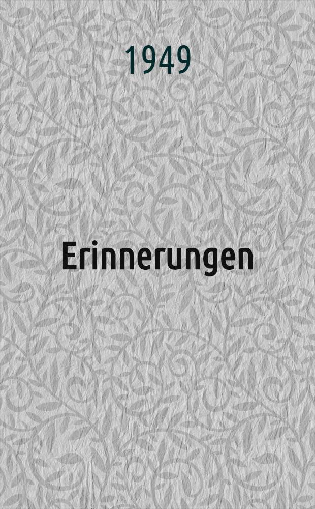 Erinnerungen