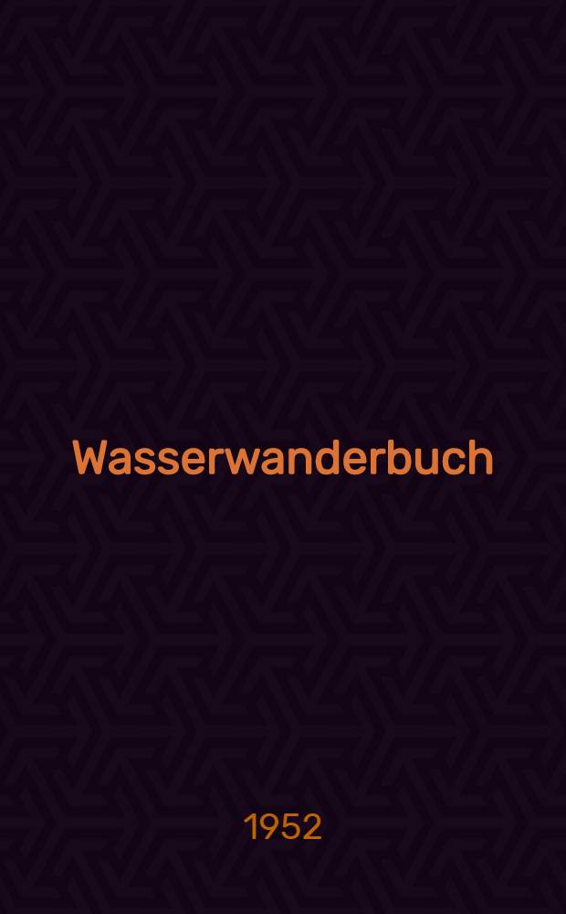 Wasserwanderbuch