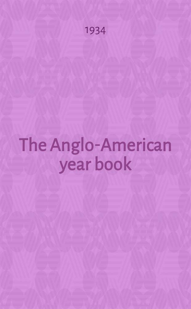 The Anglo-American year book