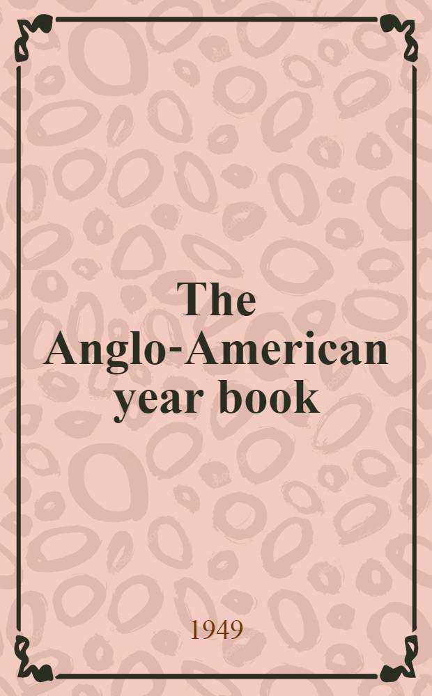 The Anglo-American year book
