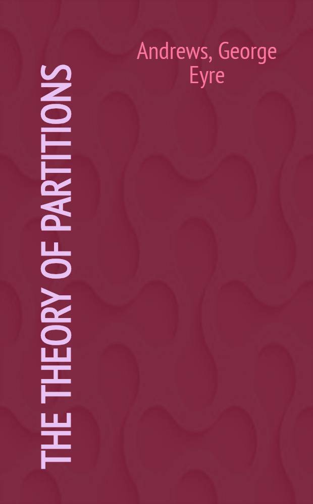 The theory of partitions