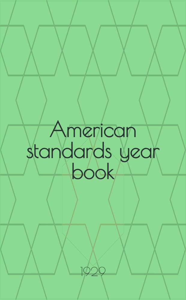 American standards year book