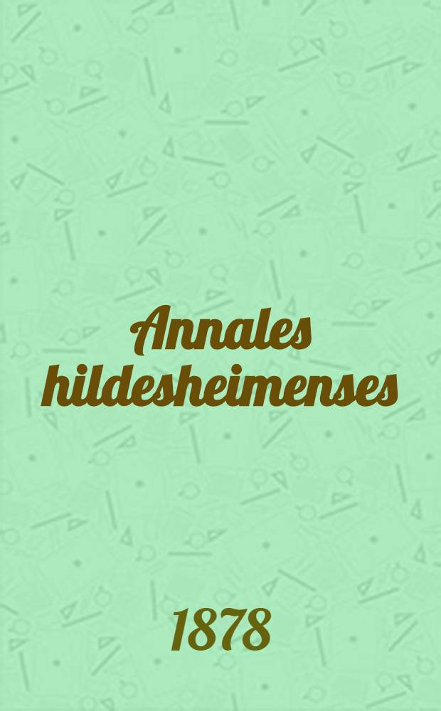 Annales hildesheimenses