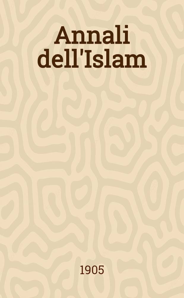 Annali dell'Islam