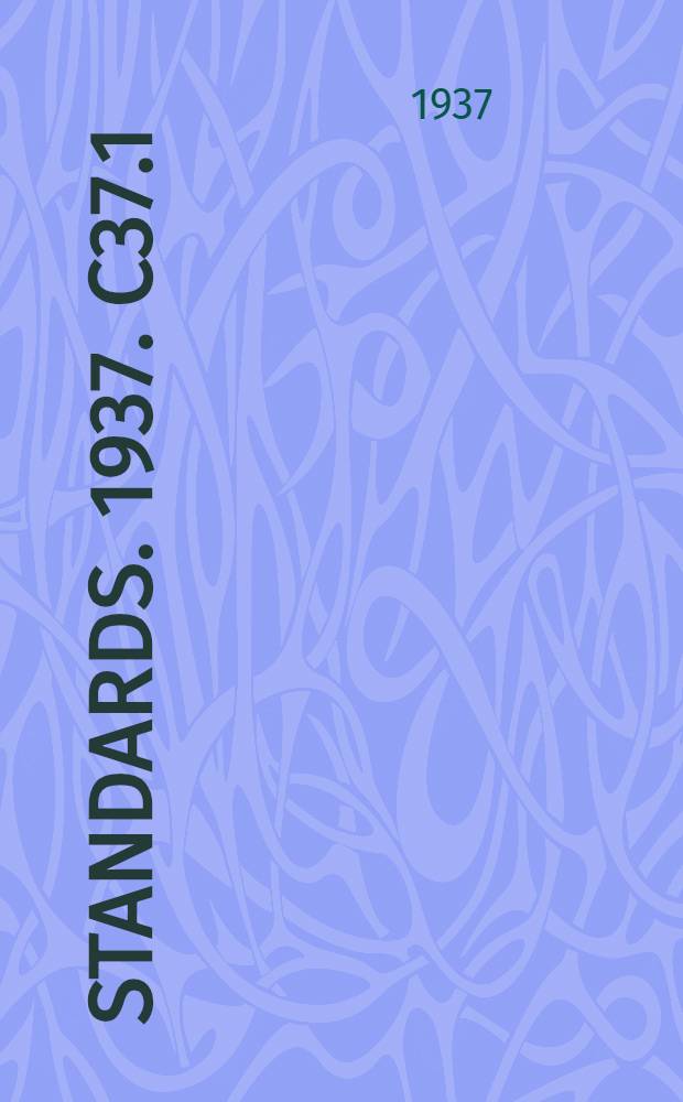 [Standards]. 1937. C37.1 : Relays associated with power switchgear