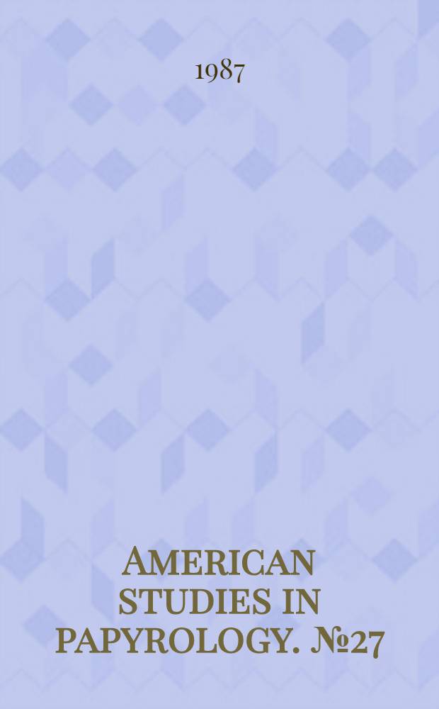 American studies in papyrology. № 27 : Grundlagen des koptischen Satzbaus