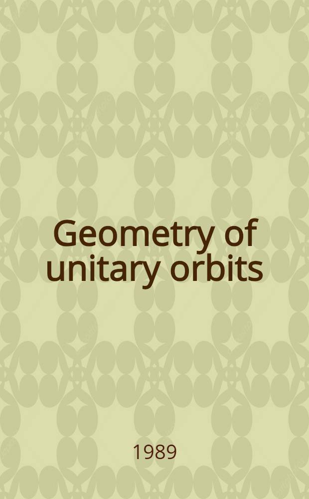 Geometry of unitary orbits