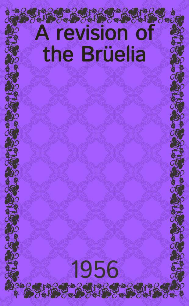 A revision of the Br&uuml;elia (Mallophaga) species infesting the Corvidae. P. 1