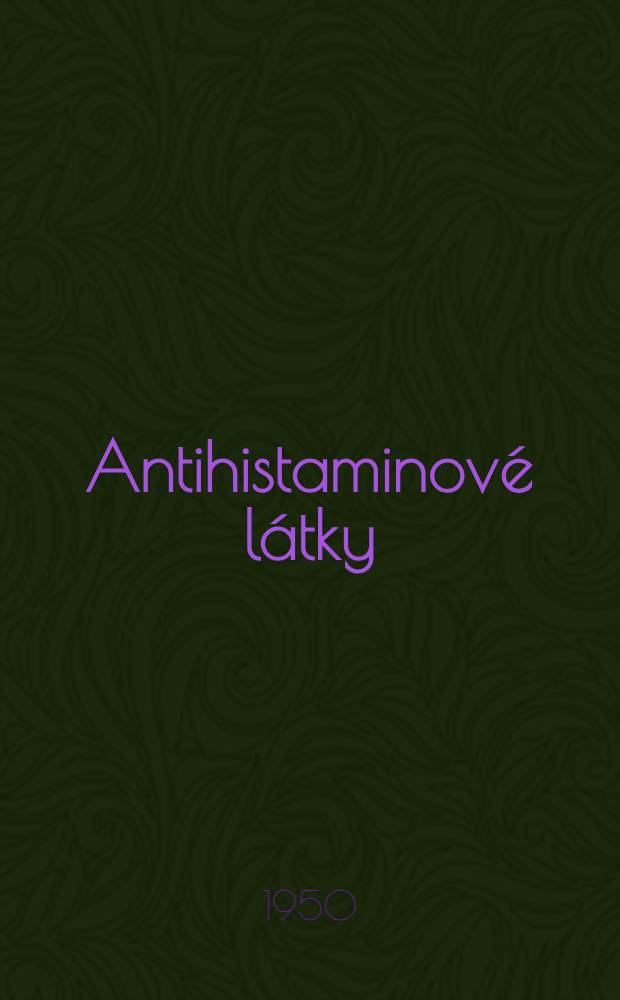 Antihistaminové látky