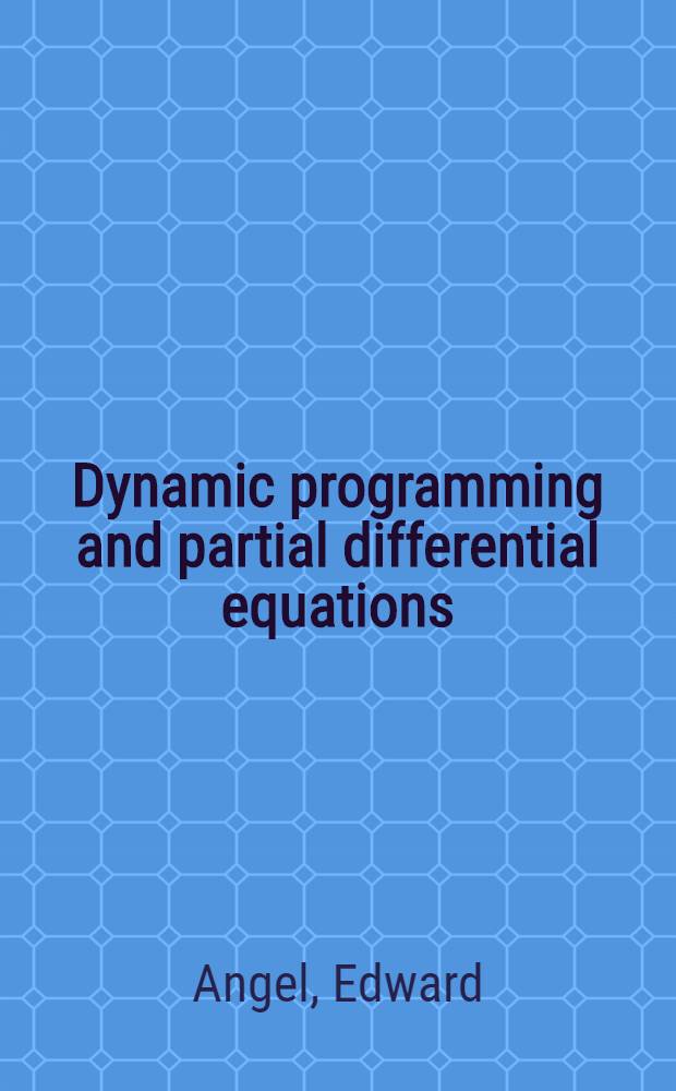 Dynamic programming and partial differential equations