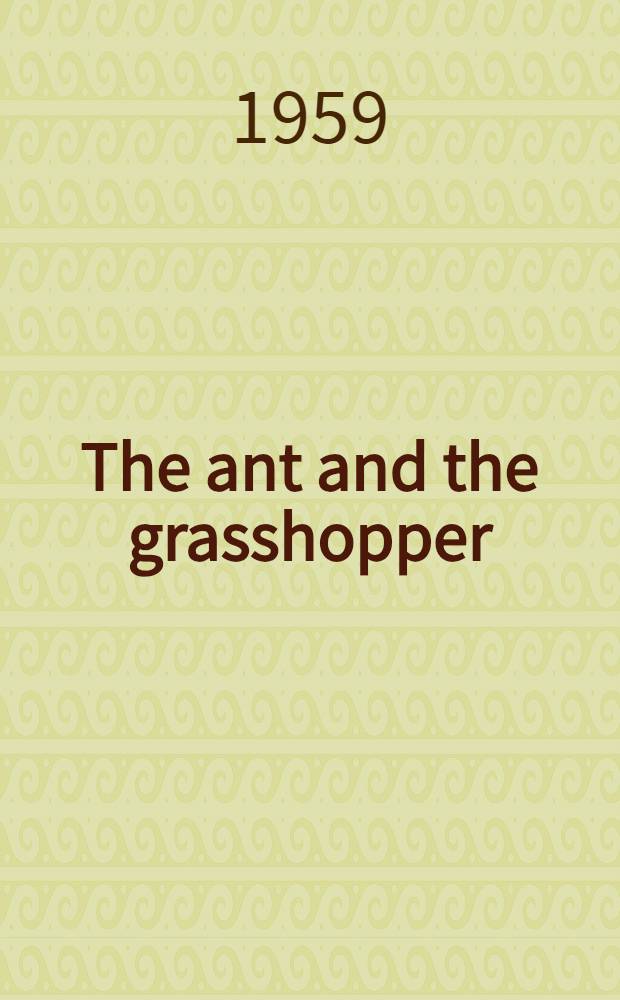 The ant and the grasshopper : A Georgian folk tale