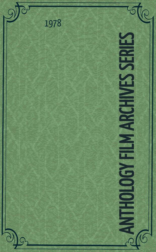 Anthology film archives series