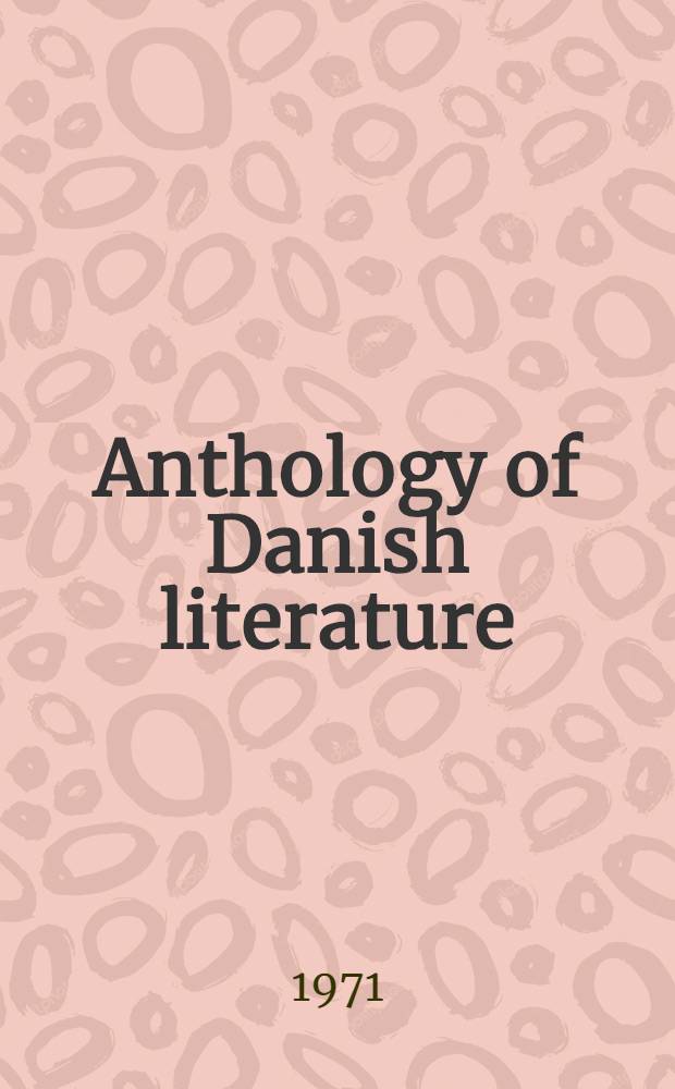 Anthology of Danish literature