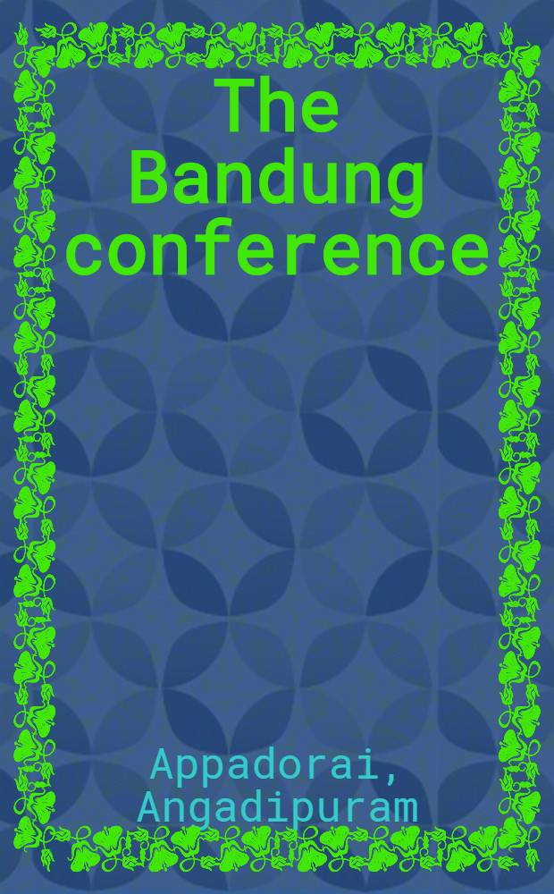 The Bandung conference