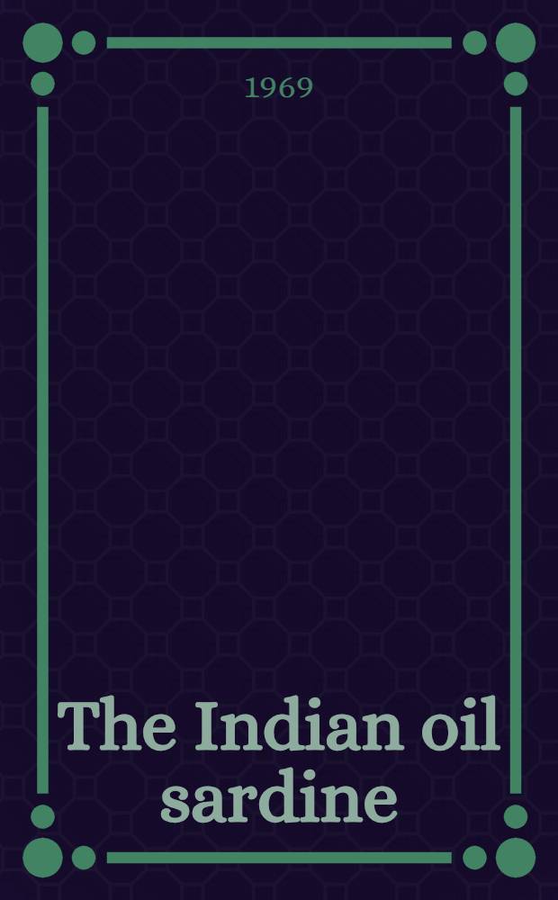 The Indian oil sardine