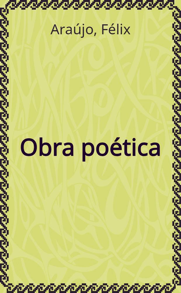 Obra poética