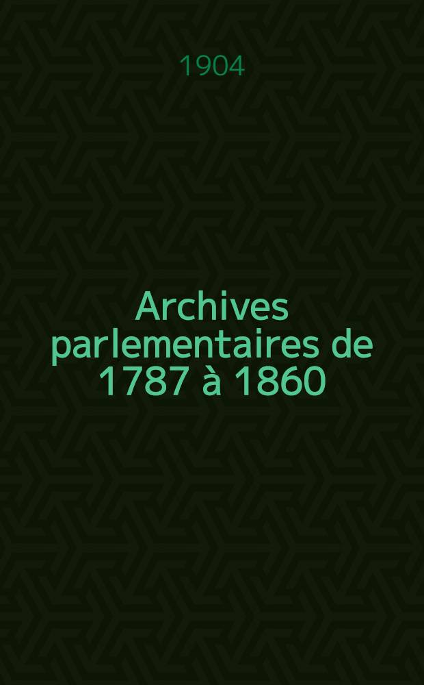 Archives parlementaires de 1787 à 1860 : Recueil complet des débats législatifs & politiques des Chambres françaises. T. 66 : [Convention nationale]