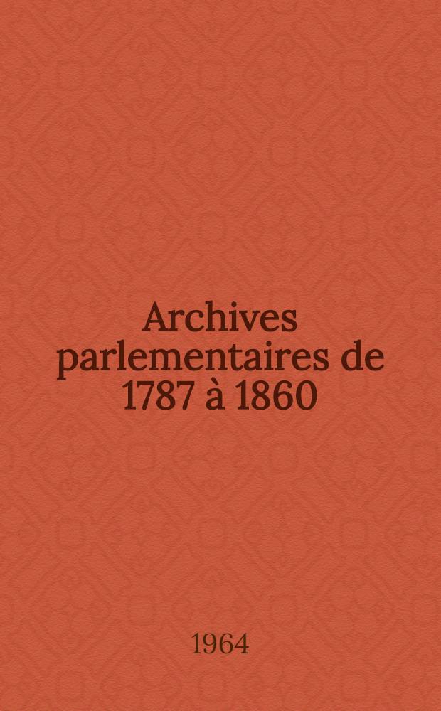 Archives parlementaires de 1787 à 1860 : Recueil complet des débats législatifs & politiques des Chambres françaises. T. 85 : [Convention nationale]