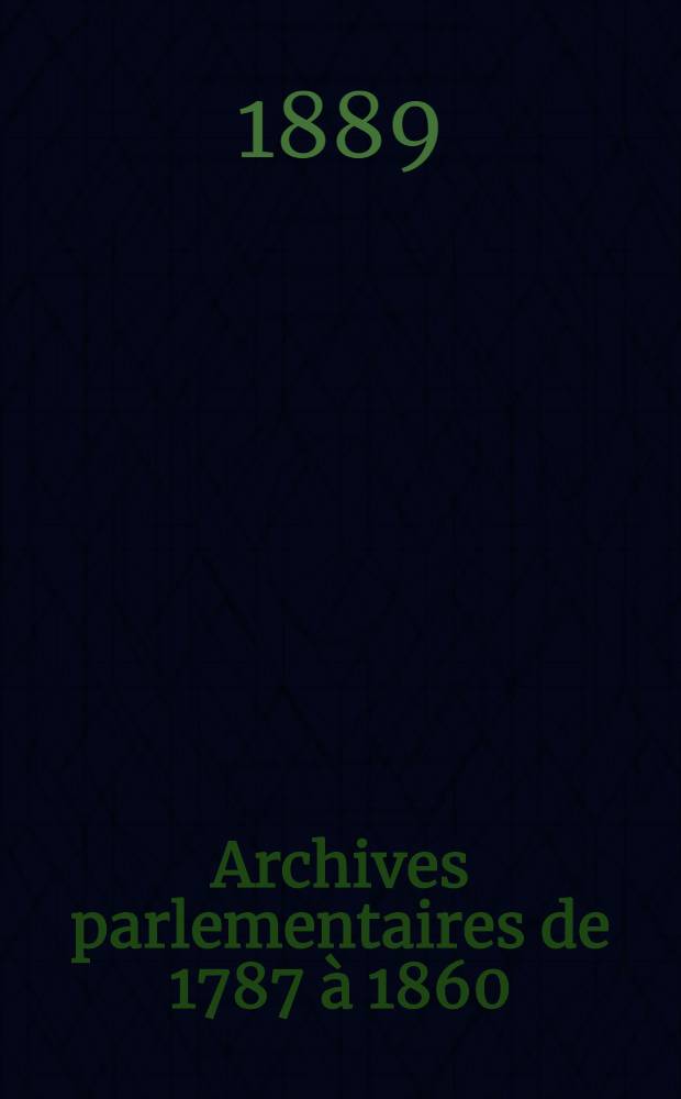 Archives parlementaires de 1787 à 1860 : Recueil complet des débats législatifs & politiques des Chambres françaises. T. 72 : Du 23 nov. 1831 au 22 déc. 1831