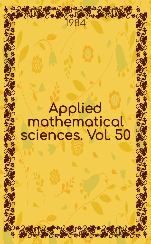 Applied mathematical sciences. Vol. 50 : Sound propagation in stratified fluids