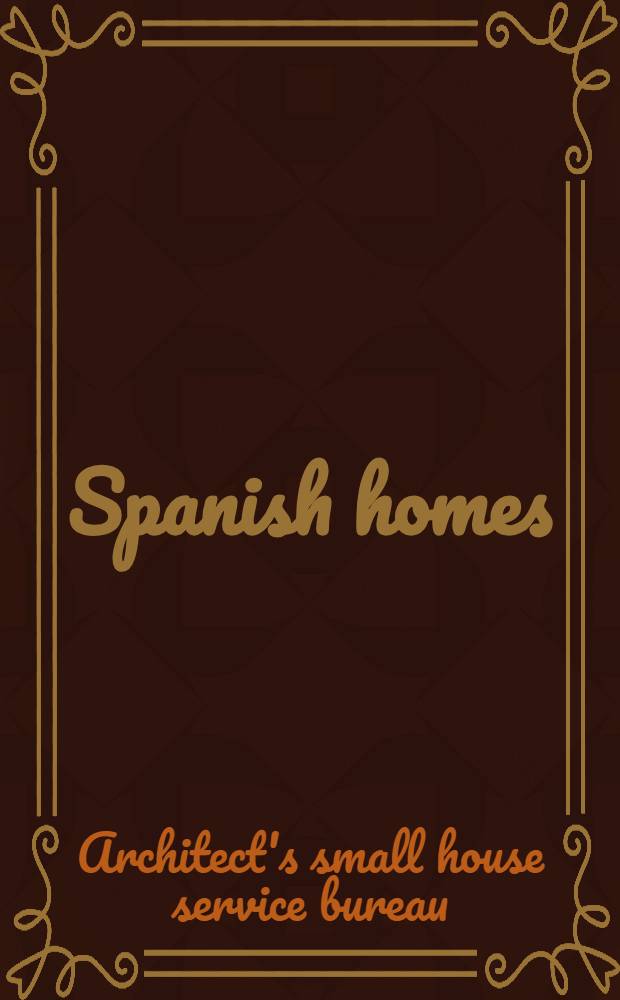 Spanish homes