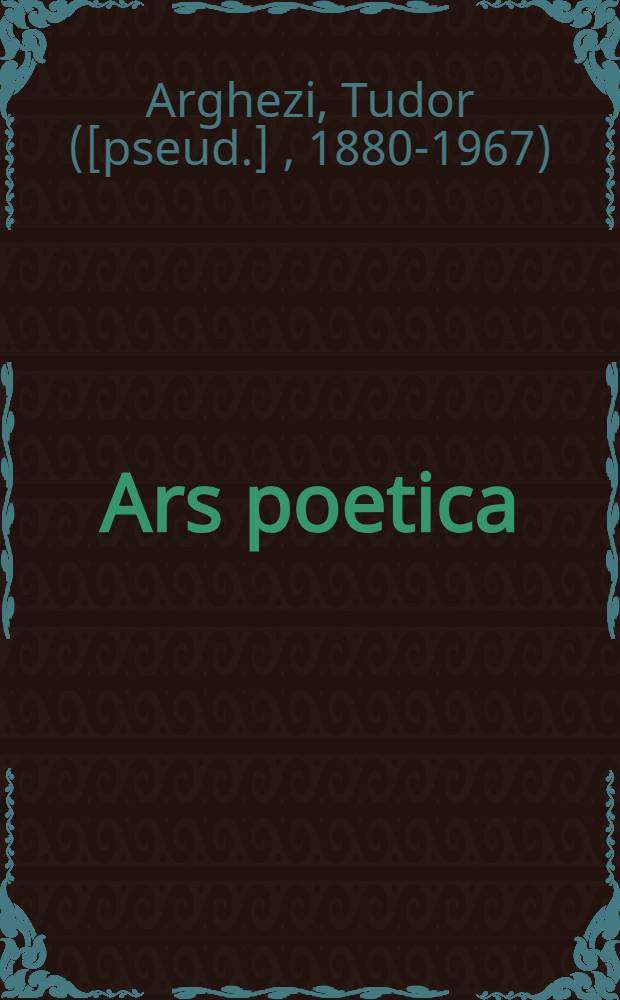 Ars poetica