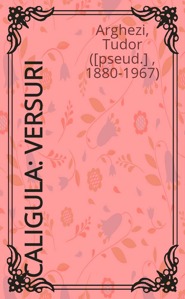 Caligula : Versuri
