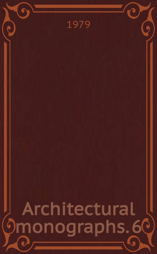 Architectural monographs. 6 : Edwin Lutyens