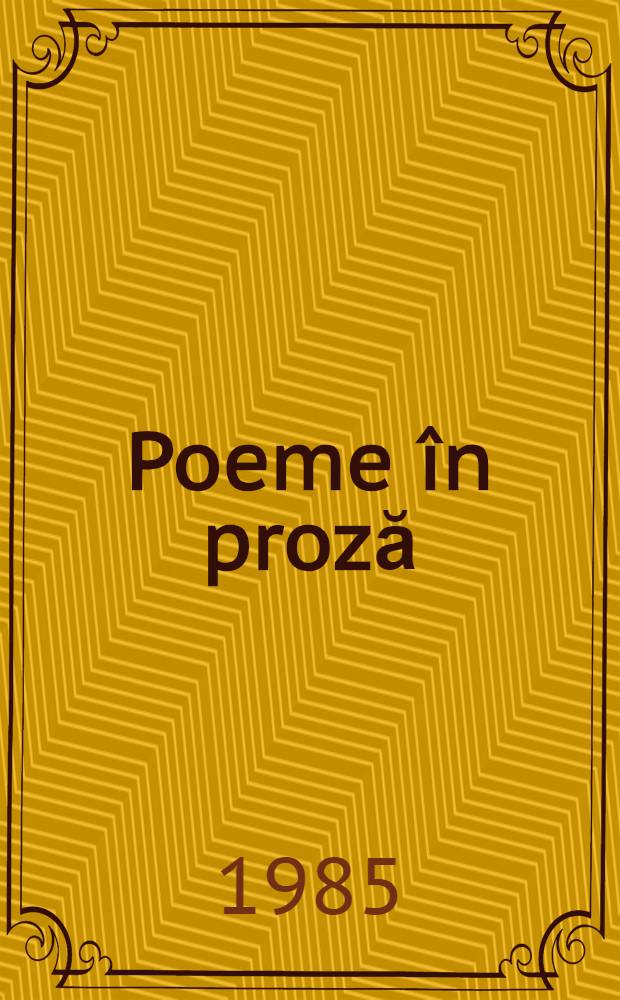 Poeme în proză