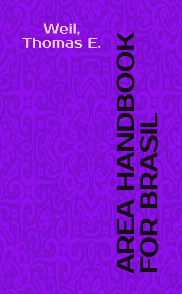 Area handbook for Brasil