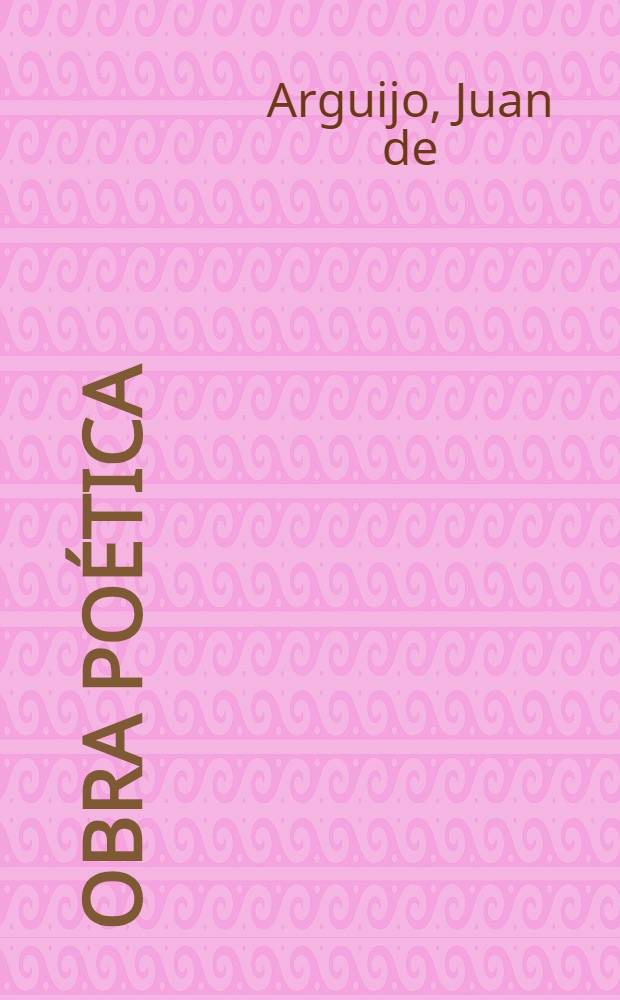 Obra poética
