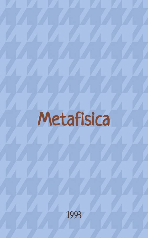 Metafisica