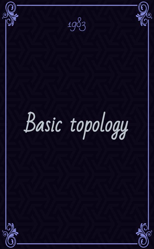 Basic topology