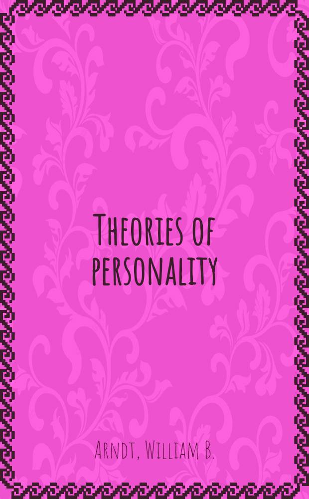 Theories of personality