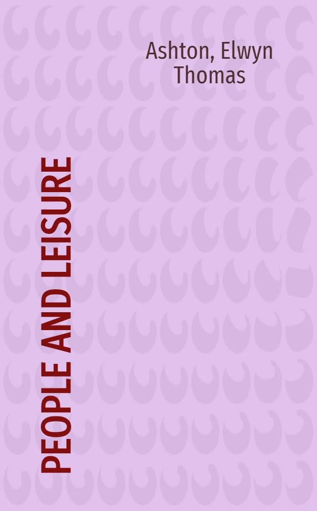 People and leisure
