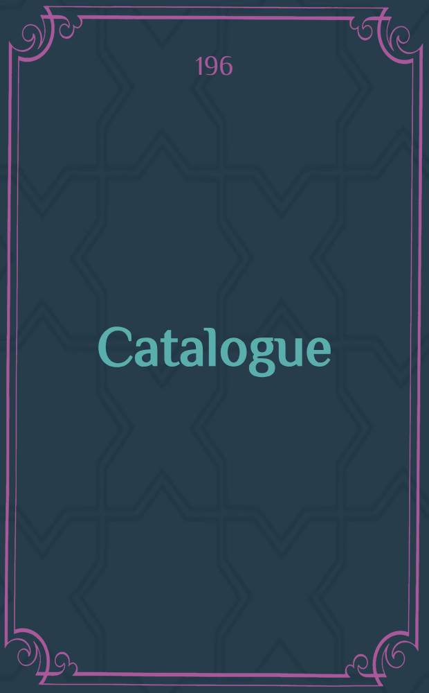 [Catalogue]