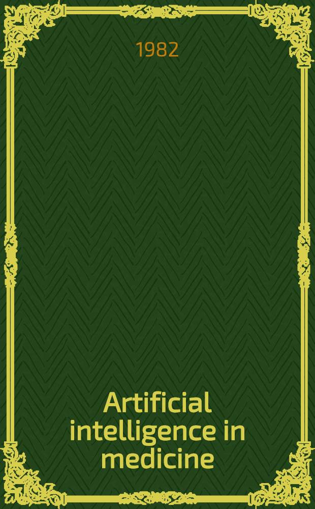 Artificial intelligence in medicine