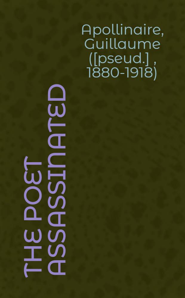 The poet assassinated