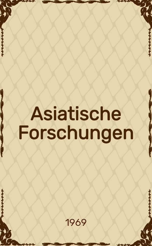 Asiatische Forschungen : Monographienreihe zur Geschichte, Kultur und Sprache der Völker Ost- und Zentralasiens. Bd. 28 : Untersuchungen zu einer historischen Grammatik des präklassischen Schriftmongolisch