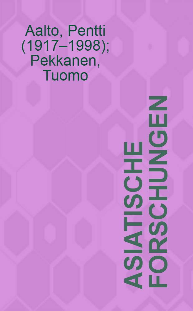 Asiatische Forschungen : Monographienreihe zur Geschichte, Kultur und Sprache der Völker Ost- und Zentralasiens. Bd. 44 : Latin sources of North-Eastern Eurasia
