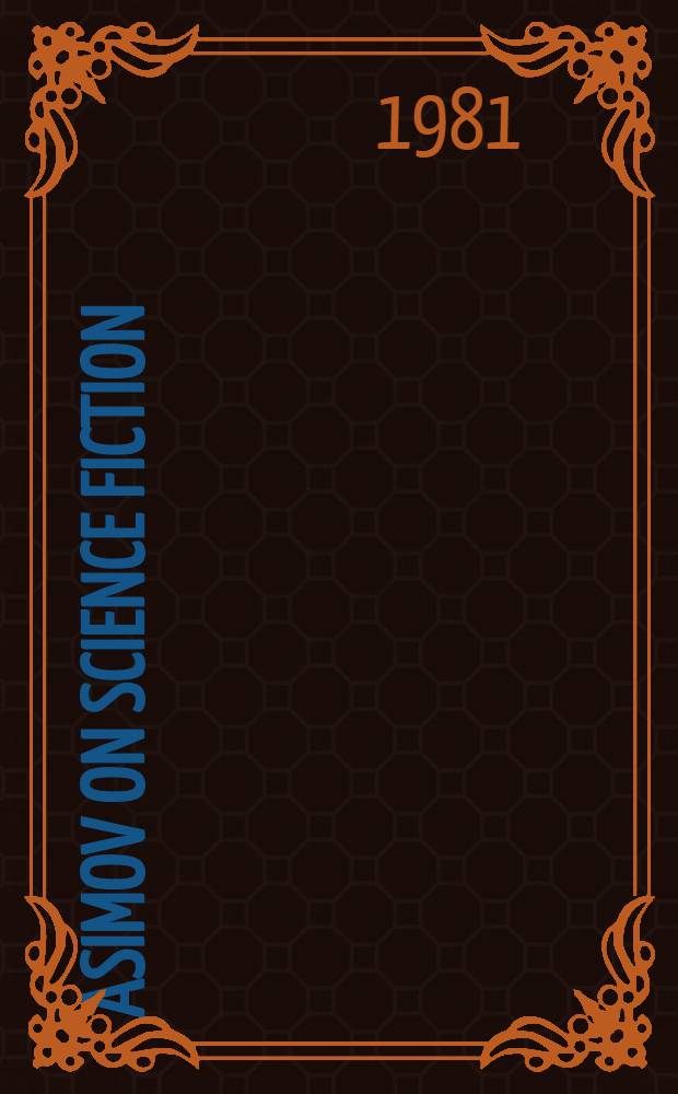 Asimov on science fiction