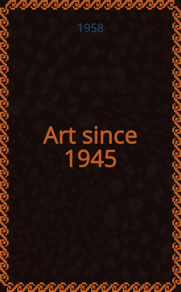 Art since 1945