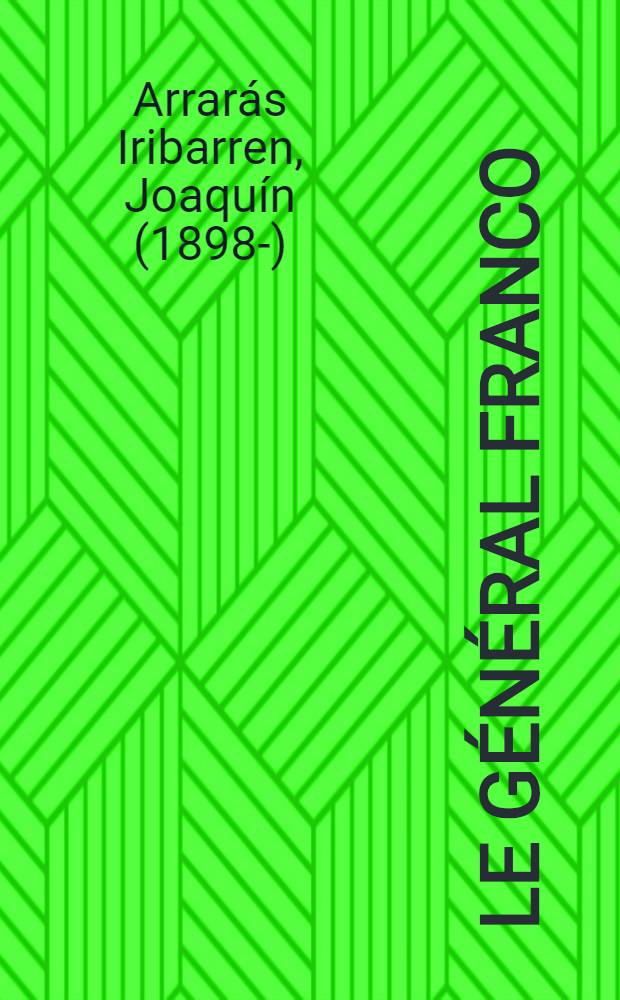 Le général Franco