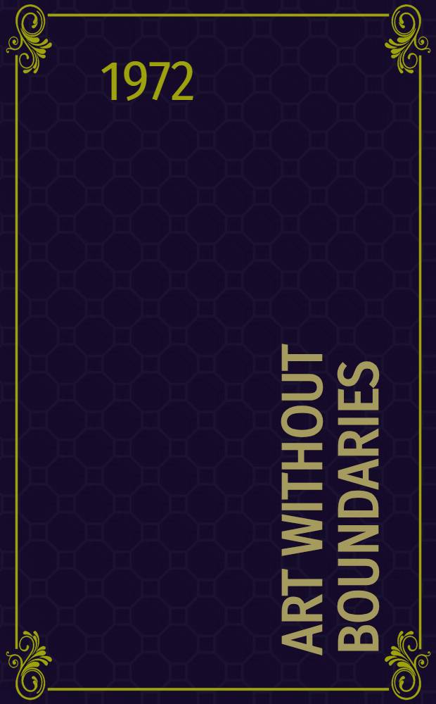 Art without boundaries : 1950-70