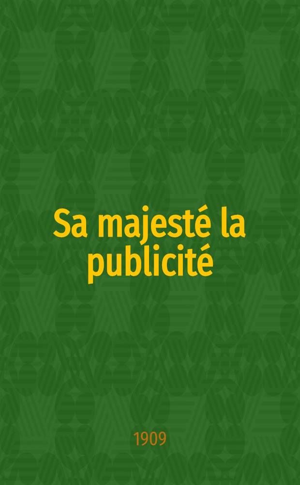 Sa majesté la publicité