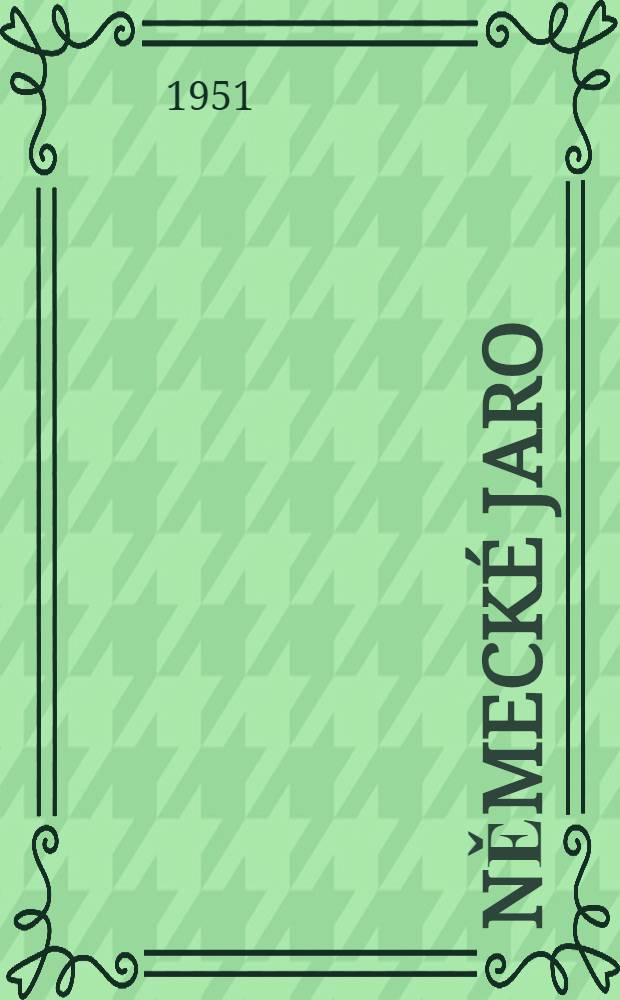 Německé jaro