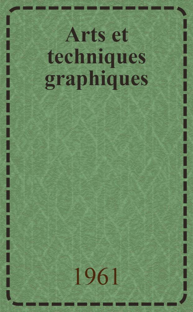 Arts et techniques graphiques